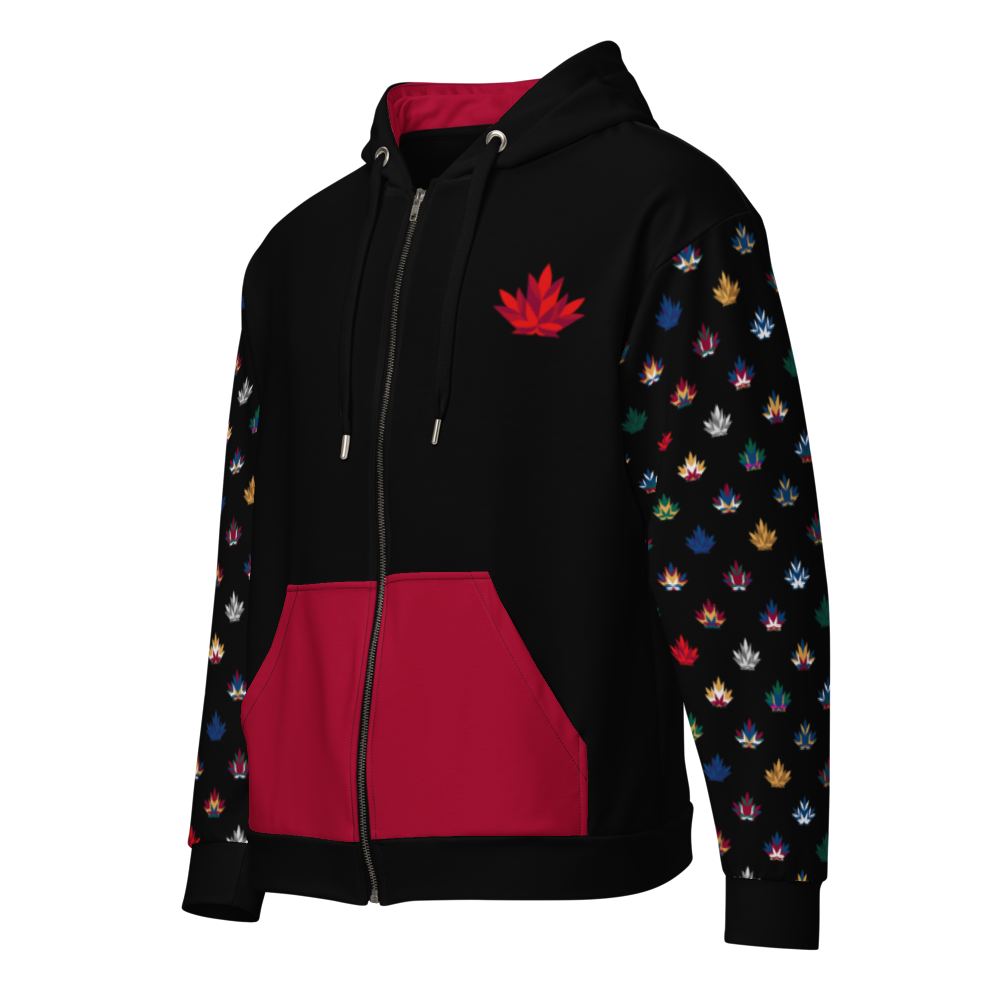 The Mosaic Maples - Dark Edition - Zipper Hoodie