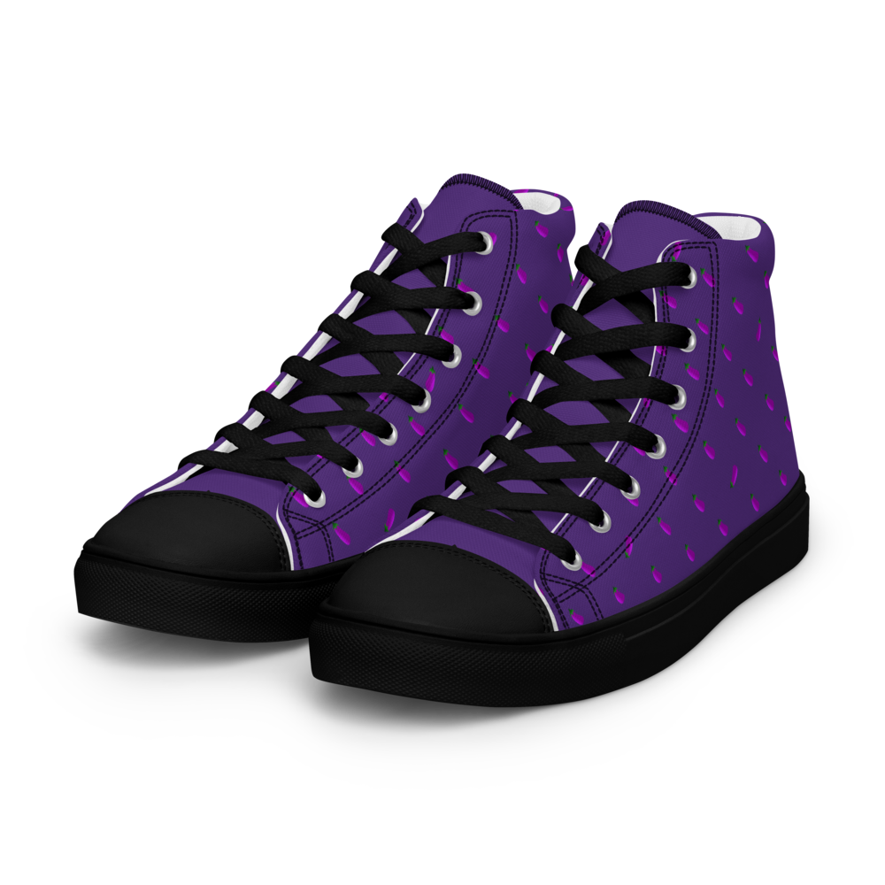 Aubergine - Women's High Top Shoes