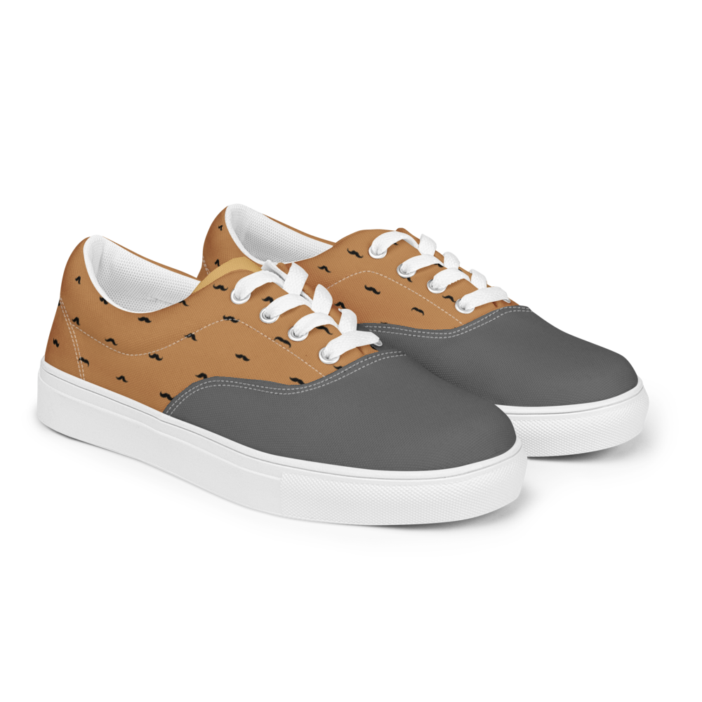I Moustache You A Question - Men's Low Cut Shoes
