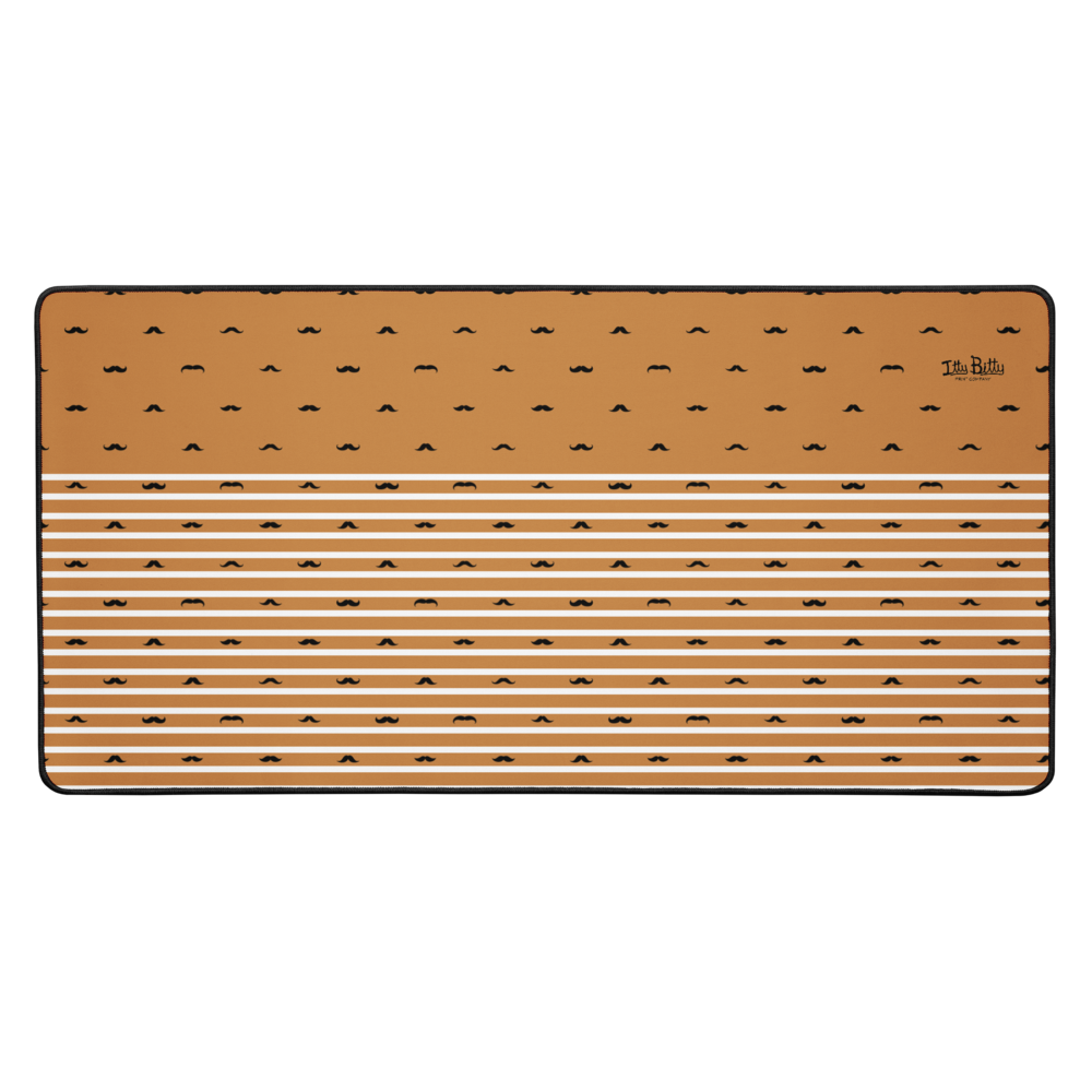 I Moustache You A Question - Desk Mat (16" x 32")