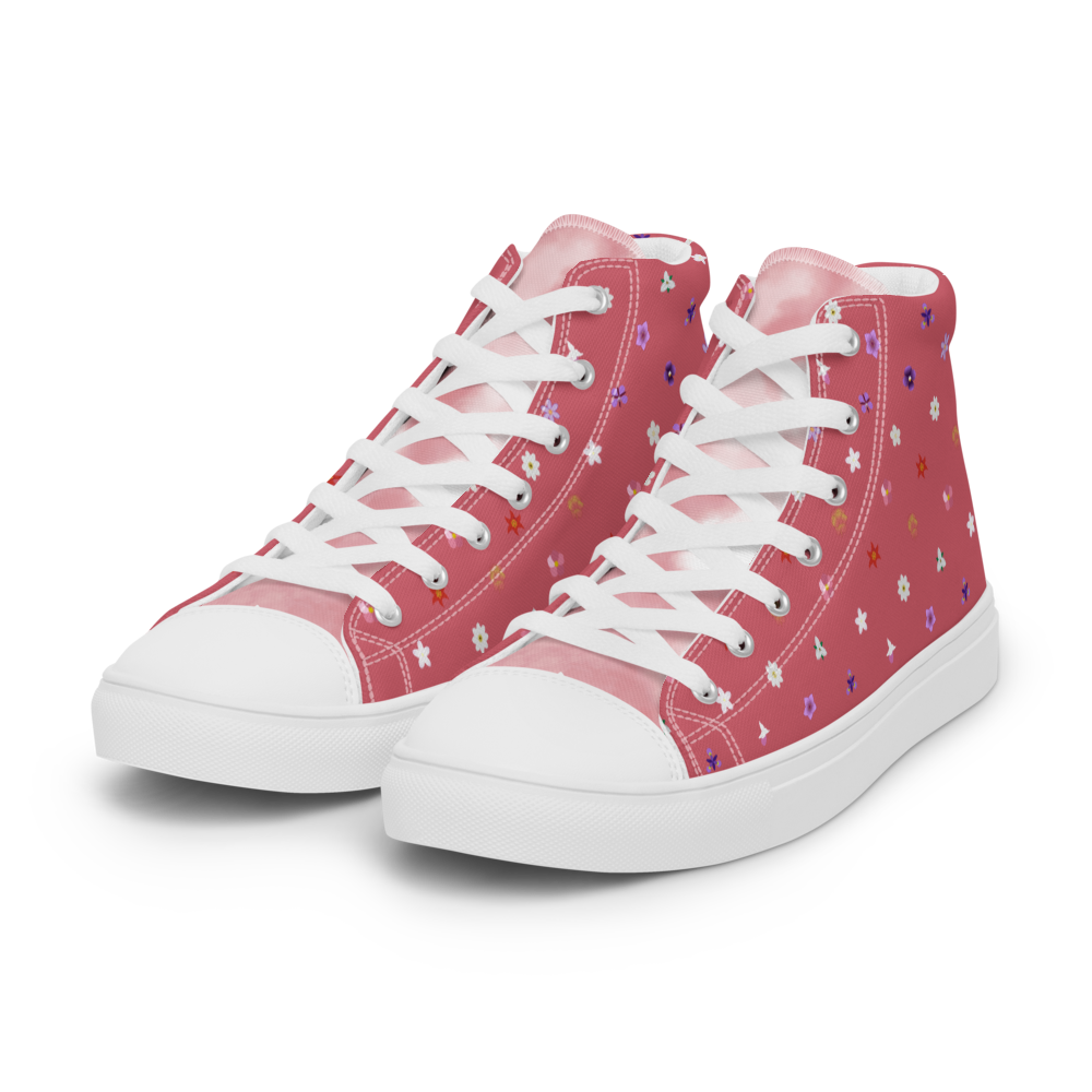 The Great Canadian Bloom - Women's High Top Shoes