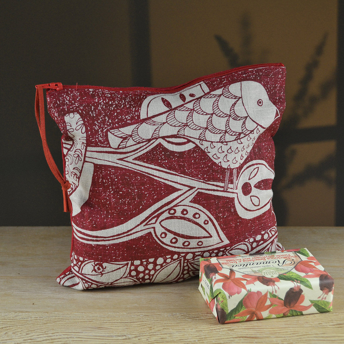 HANDMADE MAKE UP BAGS DESIGNED BY JILL PARGETER