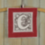 letter E - valentine gift