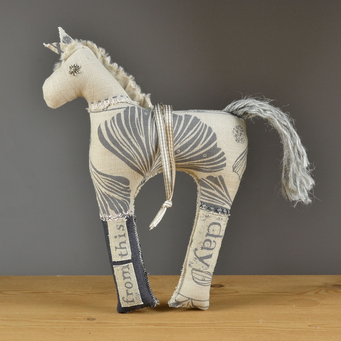 unique patchwork horse created by jill pargeter