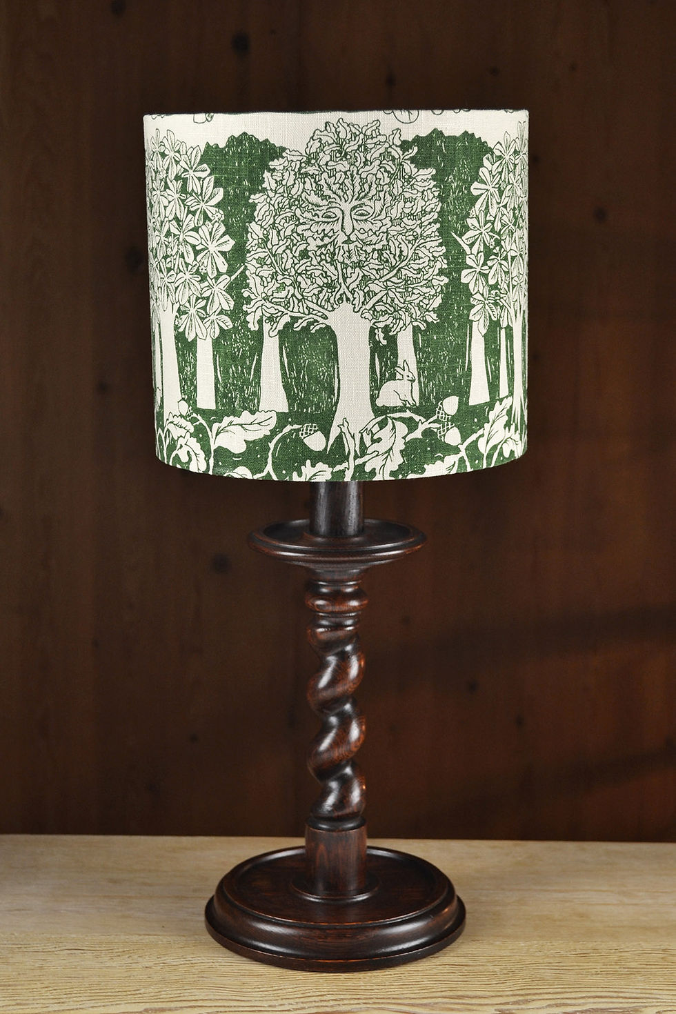 Thumbnail: 'oakwood' arts and crafts style handmade lampshades