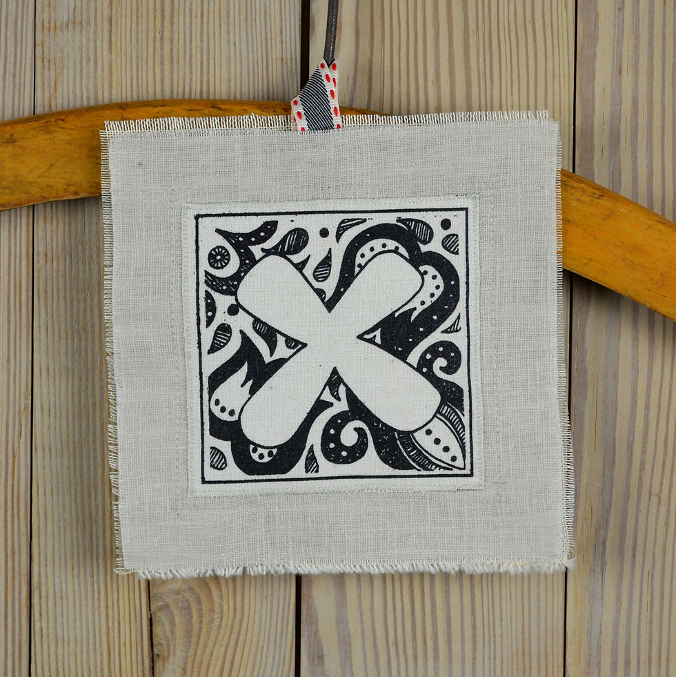 lavender filled birthday card