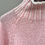 Thumbnail: Kyla Turtle Neck Jumper in Pink / White