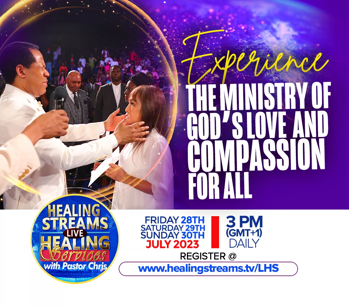 Healing Streams Living Healing Service with Pastor Chris