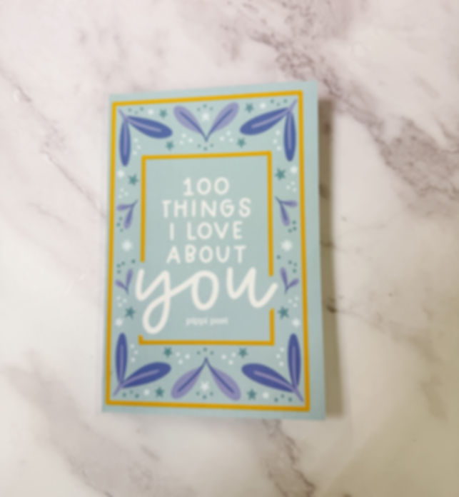 100 Things I Love About You Prompted Journal