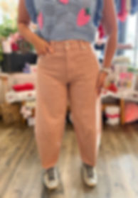 HIGH RISE HORSESHOE FIT JEANS