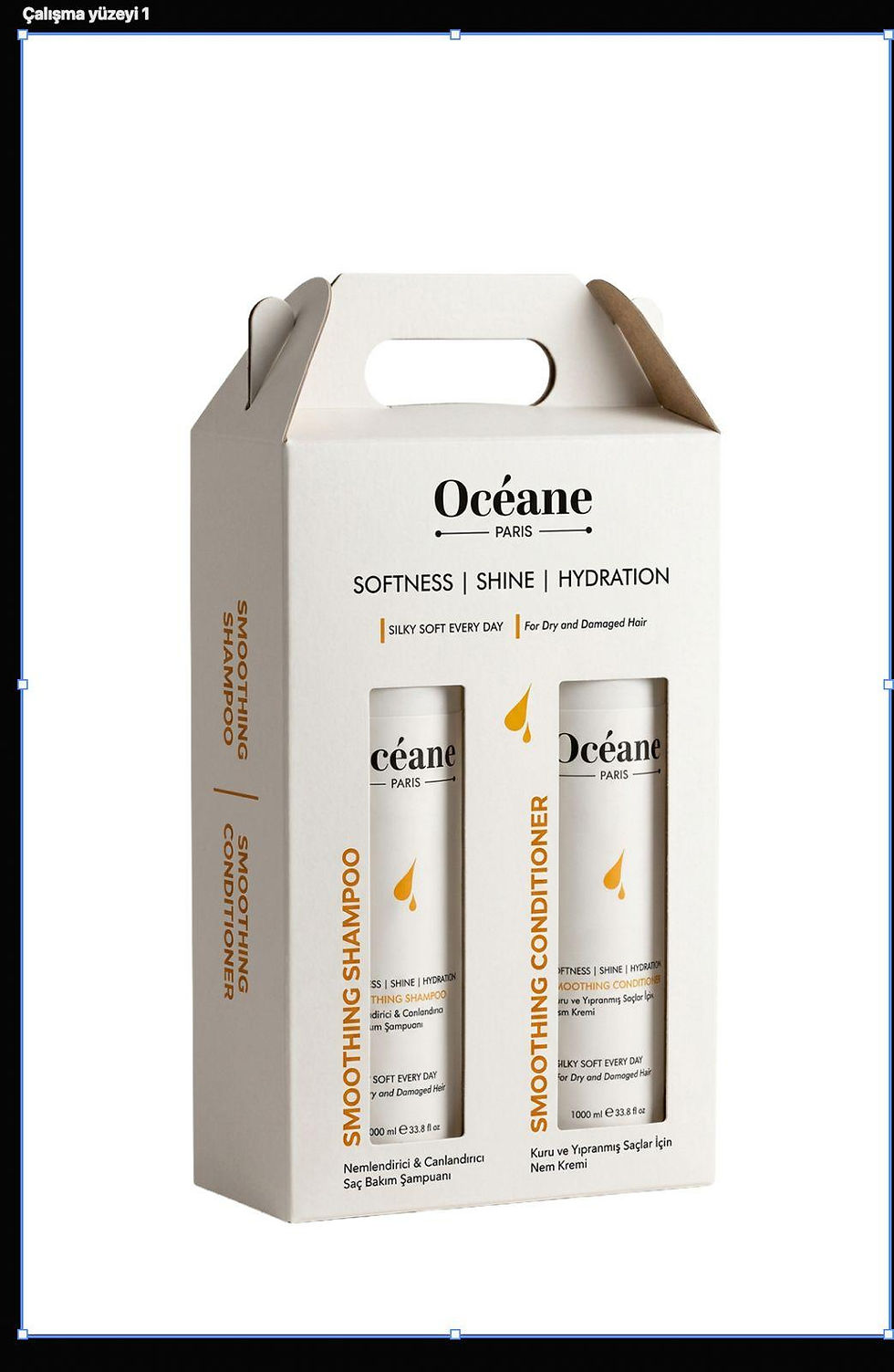 Océane Paris Smoothing Shampoo & Conditioner – Pürüzsüzleştirici Saç Bakım Seti