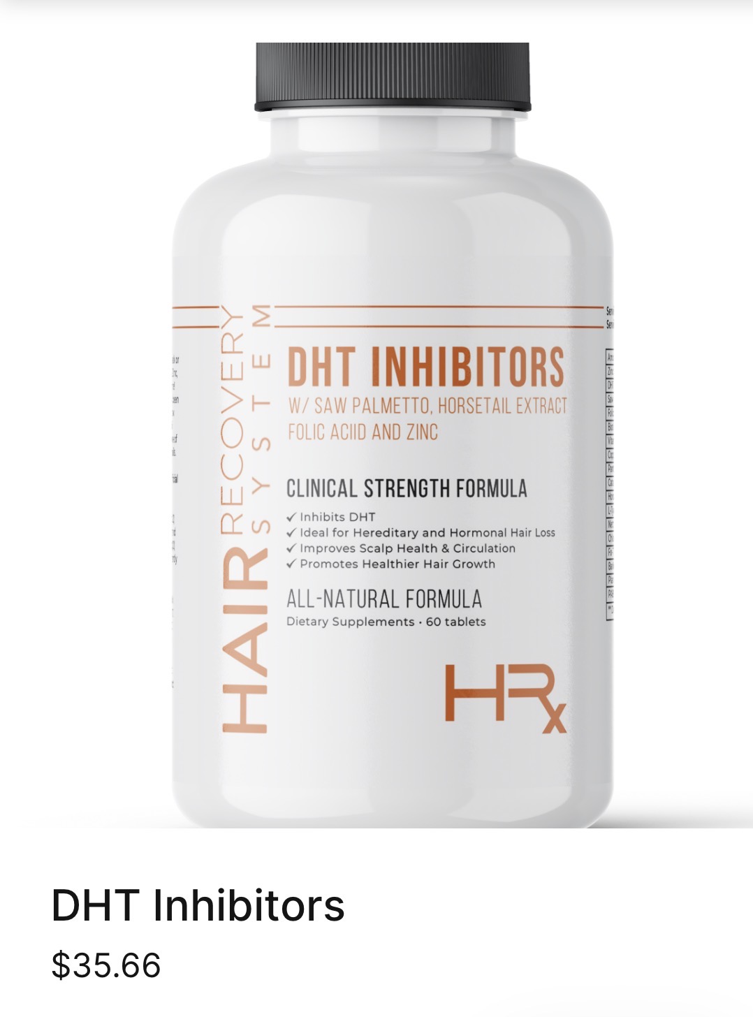DHT Inhibitors actual product photo