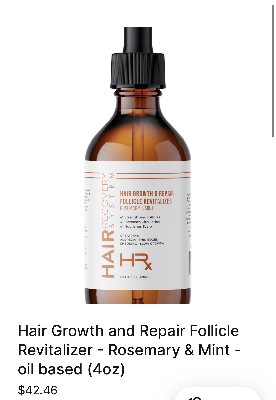 Rosemary & Mint Follicle Revitalizer actual product photo