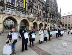 7. Mahnwache von Frauen und Müttern für Frieden München 20. Februar 2026