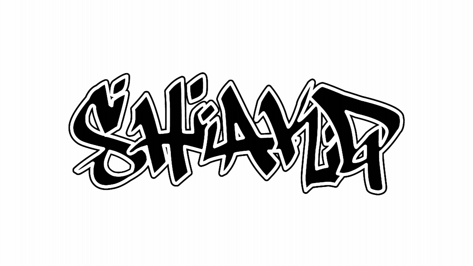SHAKD Animated logo Black on white animated
