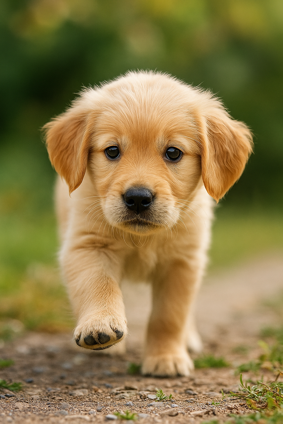 "Nieuwsgierige puppy verkent de wereld tijdens socialisatie"