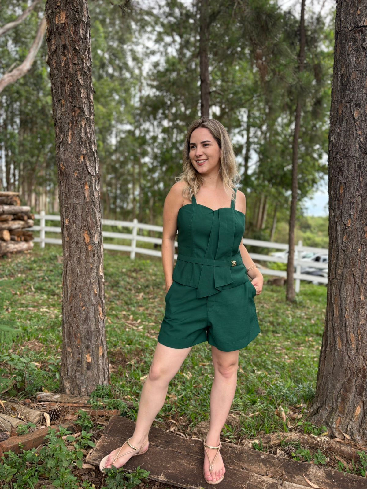 Conjunto Verde Alfaiataria