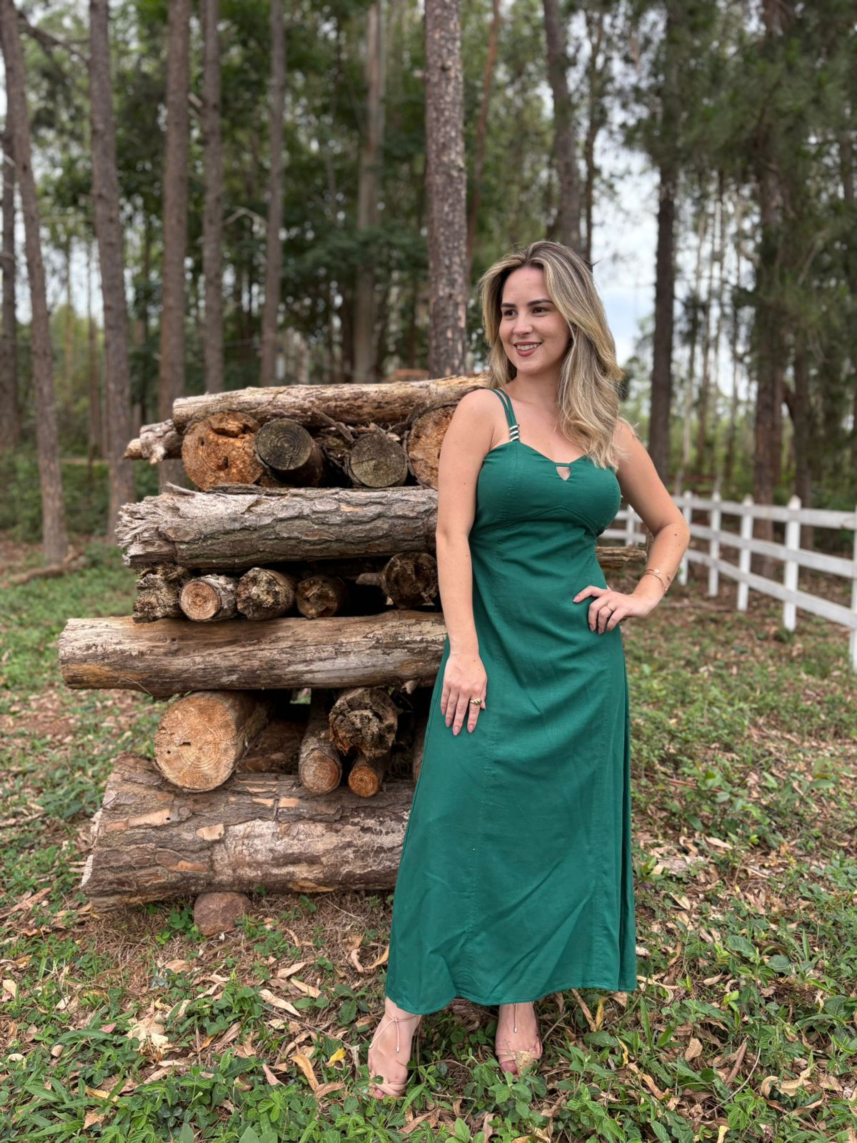 Vestido 100% Linho