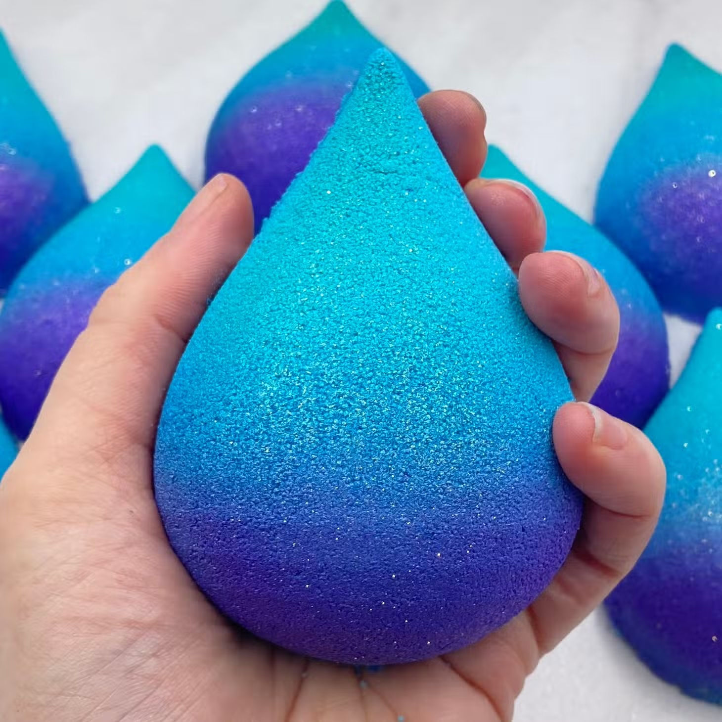 Mermaid Tears Airbrushed Bath Bomb