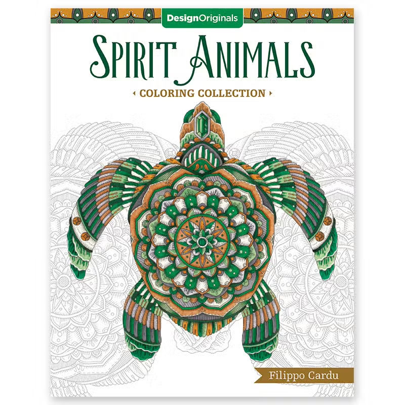 "Spirit Animals" Coloring Book by Filippo Cardu