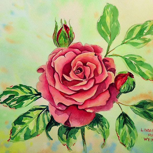 This is what we will paint at 12_30pm eastern time today on YouTube! You can get the pattern and sup