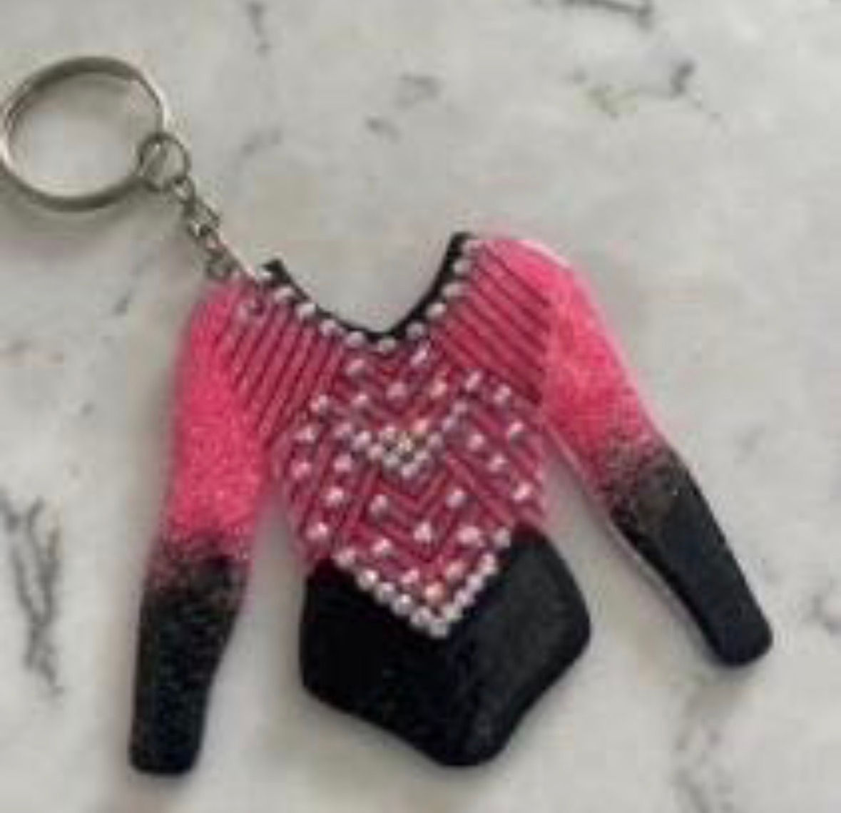Gymnastics Leotard Keychain