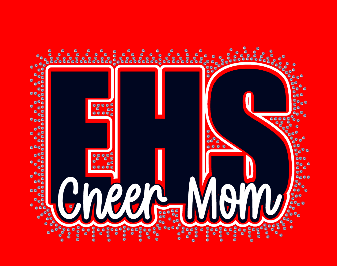 NO RHINESTONE Cheer Mom Hoodie