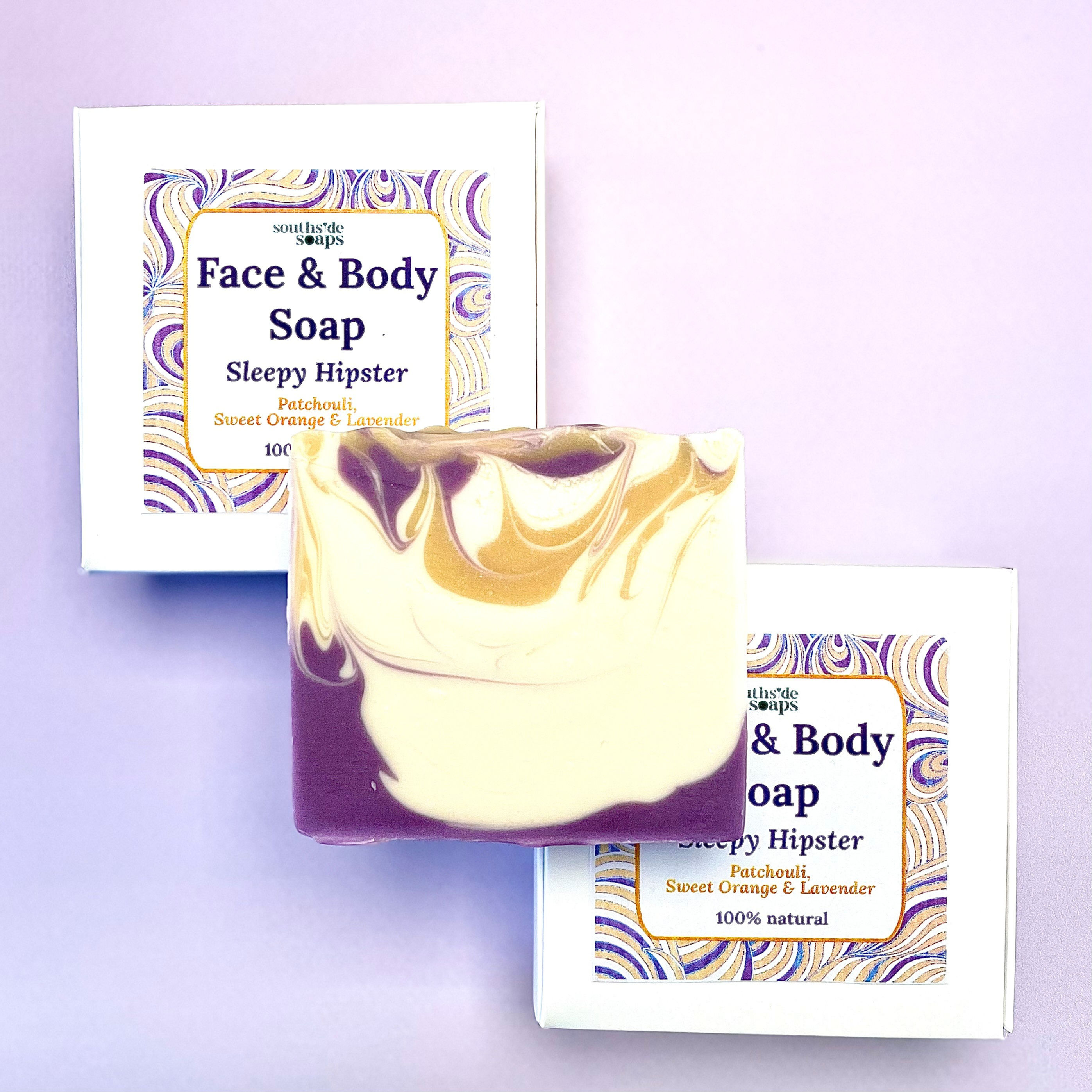 Sleepy Hipster Face and Body Soap