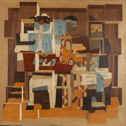 2014 Scomposizione di una opera d'arte 61x61