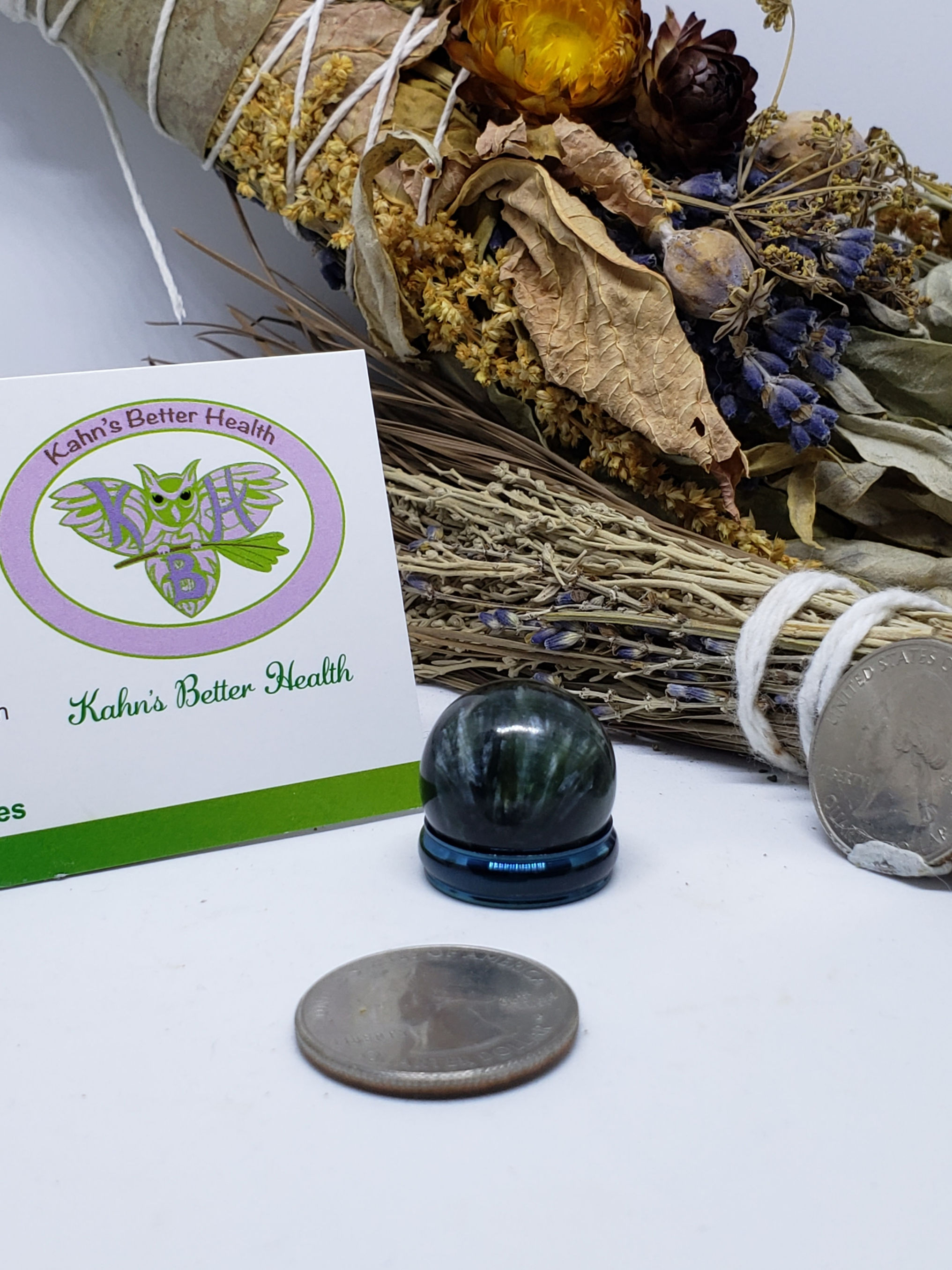 Seraphinite Sphere 3a 20mm, $38