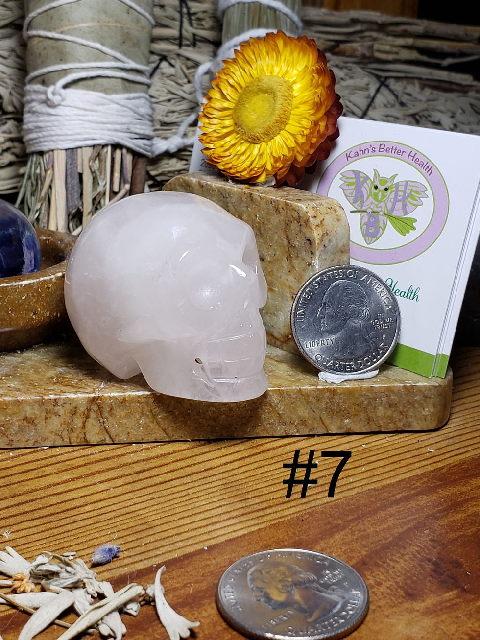 Thumbnail: Rose Quartz Skull(s), $20 each