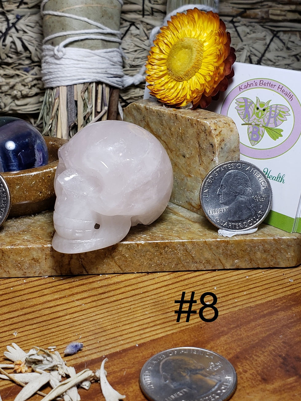 Thumbnail: Rose Quartz Skull(s), $20 each