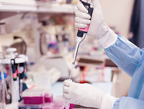 Cientista no laboratório