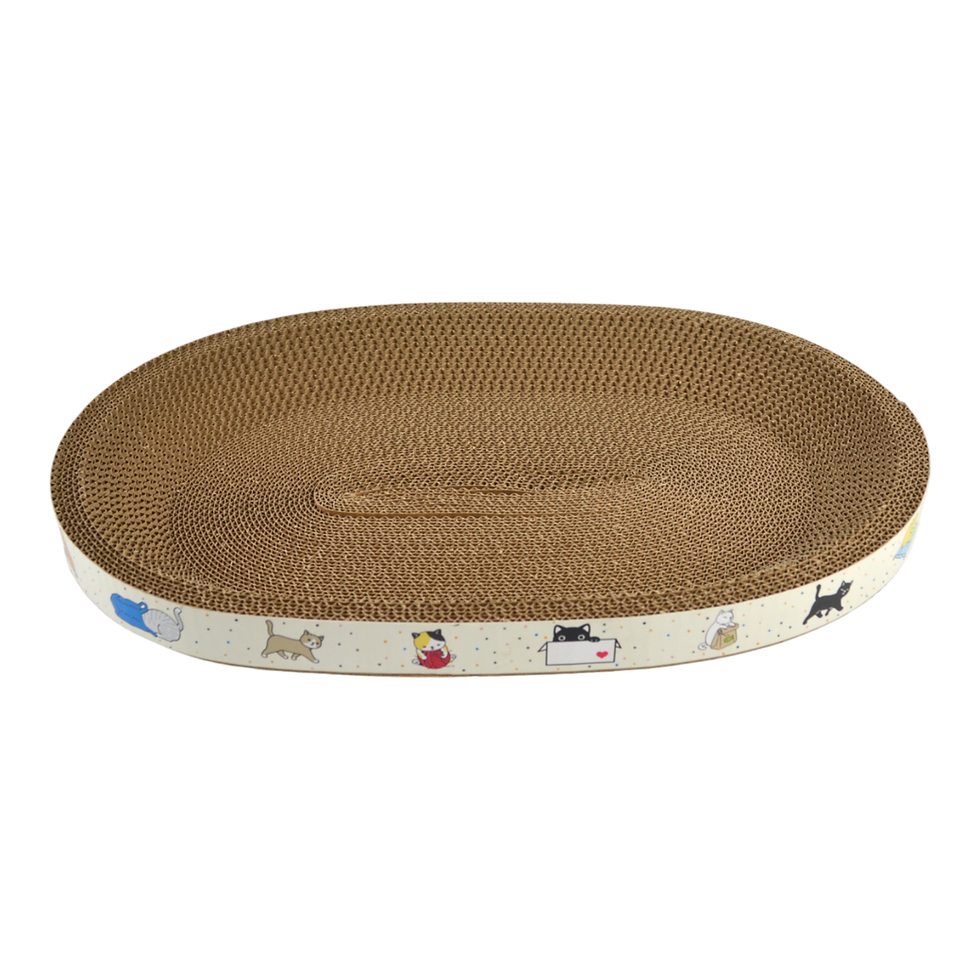 Thumbnail: RACING Cardboard Ellipse Cat Bed (RTP2083-RTP2084)