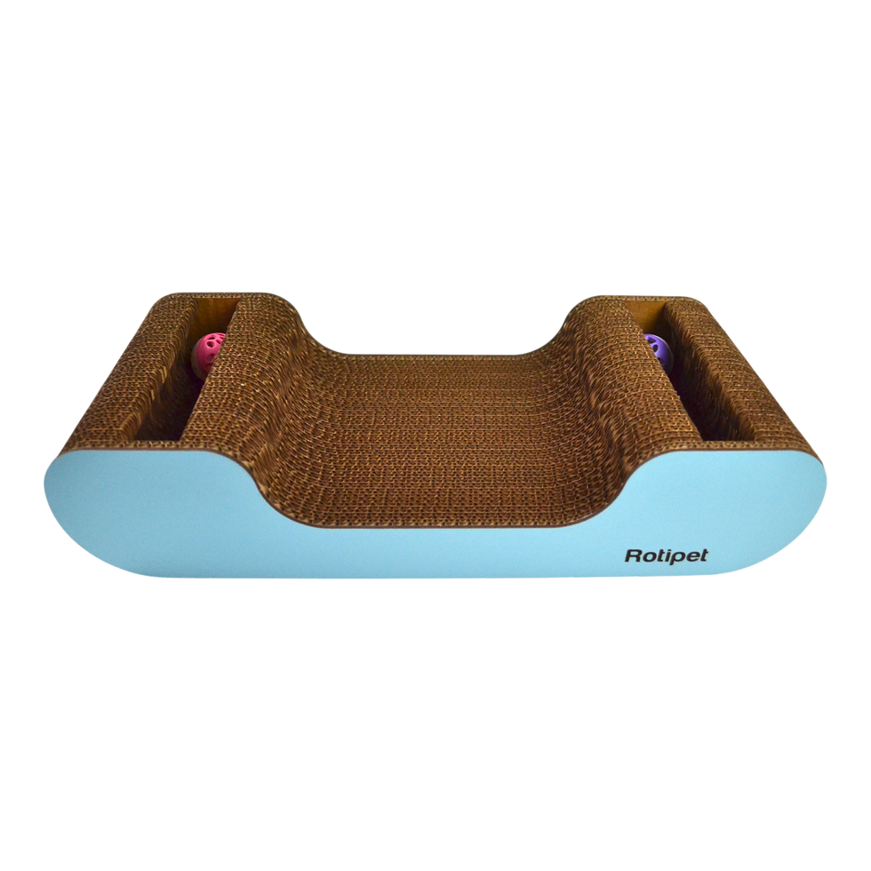 Thumbnail: CRAZY Cardboard Cat Scratcher 44x21x9 cm (RTP2022)