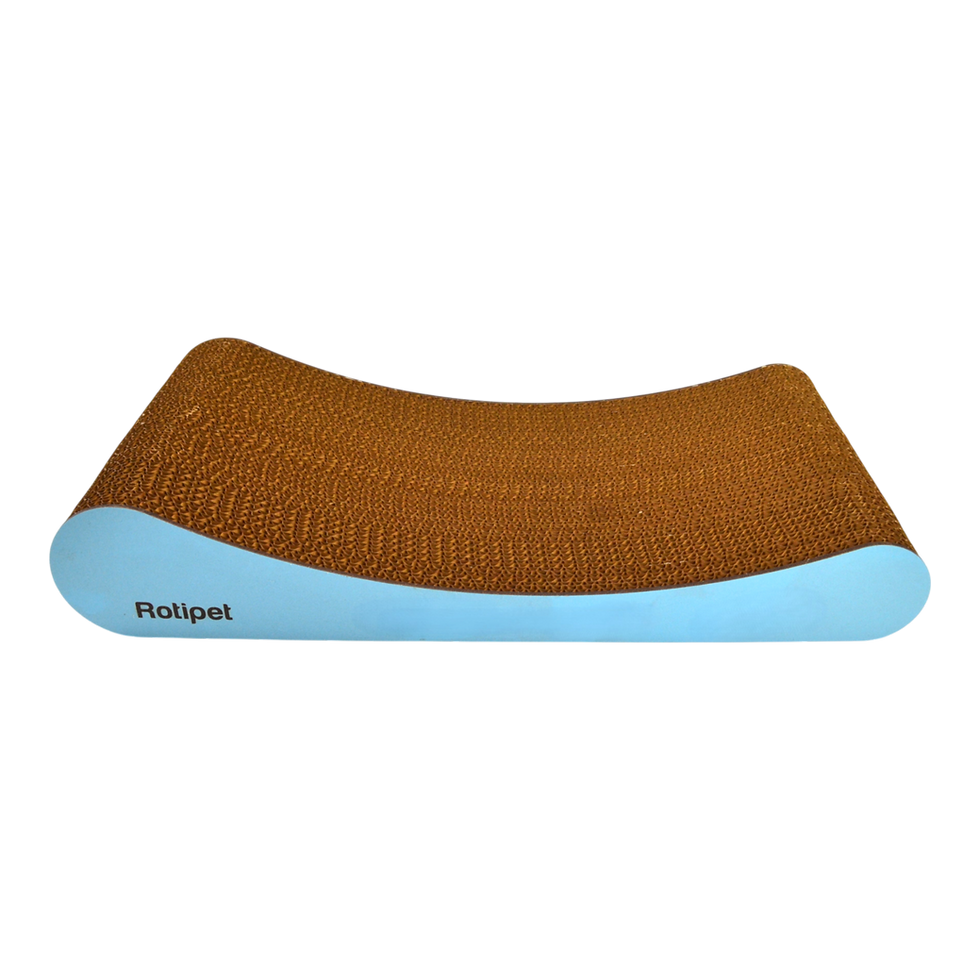 Thumbnail: CURVY Cardboard Cat Scratcher 44x21x8 cm (RTP2018)
