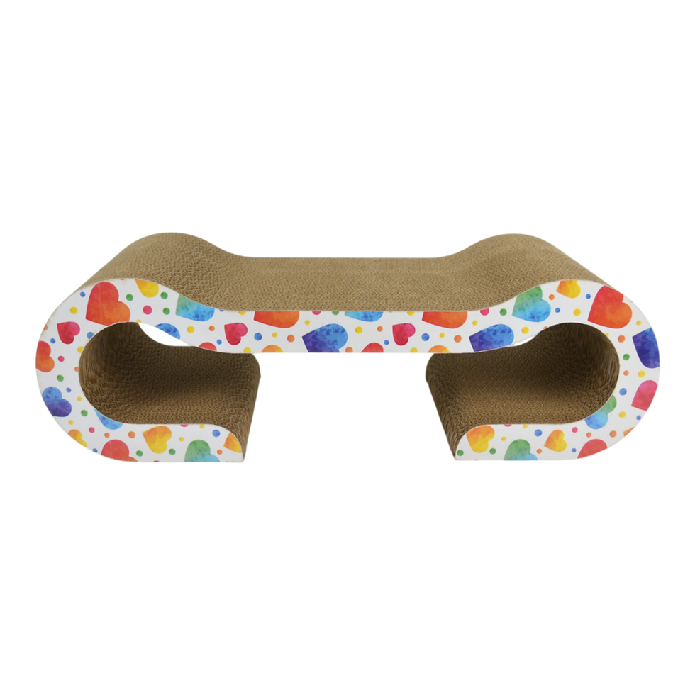 Küçük resim: CLOUD Karton Kedi Tırmalama 58x23x18 cm (RTP58001C)