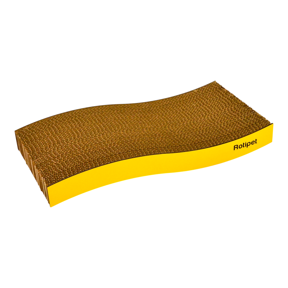 Küçük resim: TRICKY Karton Kedi Tırmalama 44x21x5,5 cm (RTP2015)