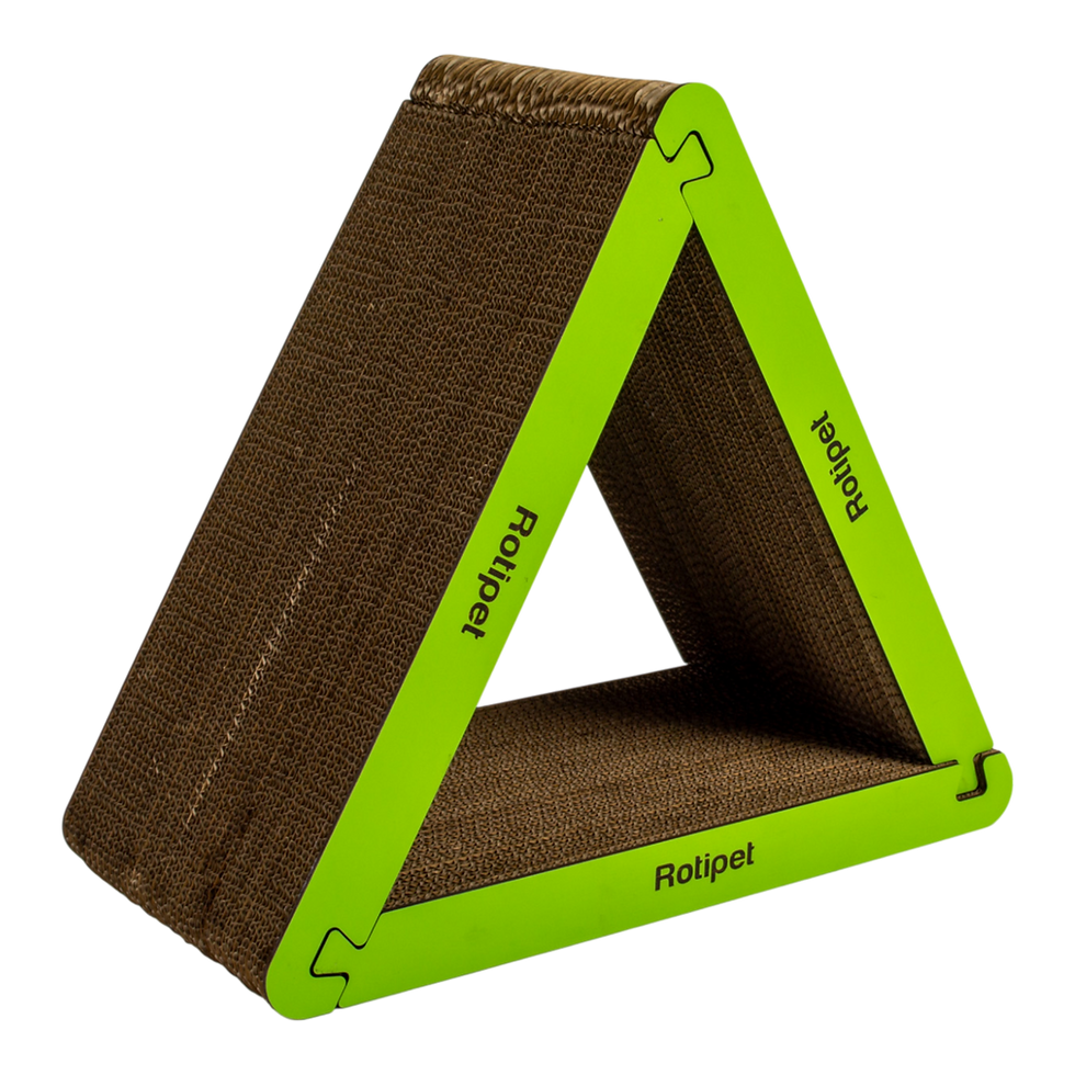 Thumbnail: DELTA Cardboard Cat Scratcher 44x21x40 cm (RTP2029)