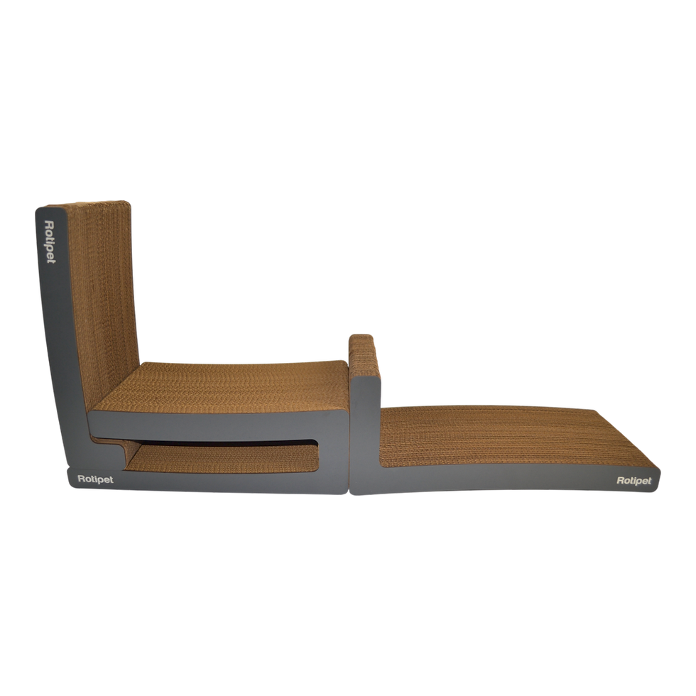 Küçük resim: DUO SHAPE Karton Kedi Tırmalama 44x21x16 cm (RTP2028)