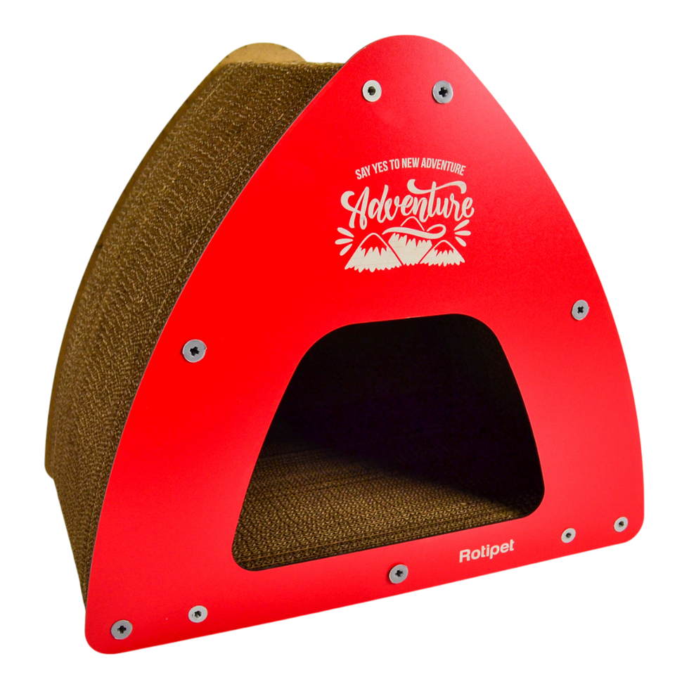 Thumbnail: JUNGLE Cardboard Cat Scratcher 41x30x46 cm (RTP2030)