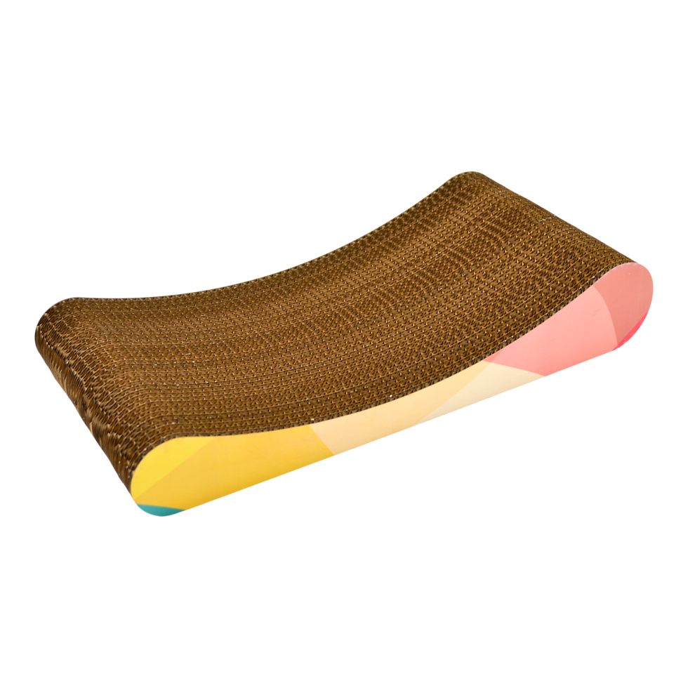 Küçük resim: CURVY Karton Kedi Tırmalama 44x21x8 cm (RTP2018)