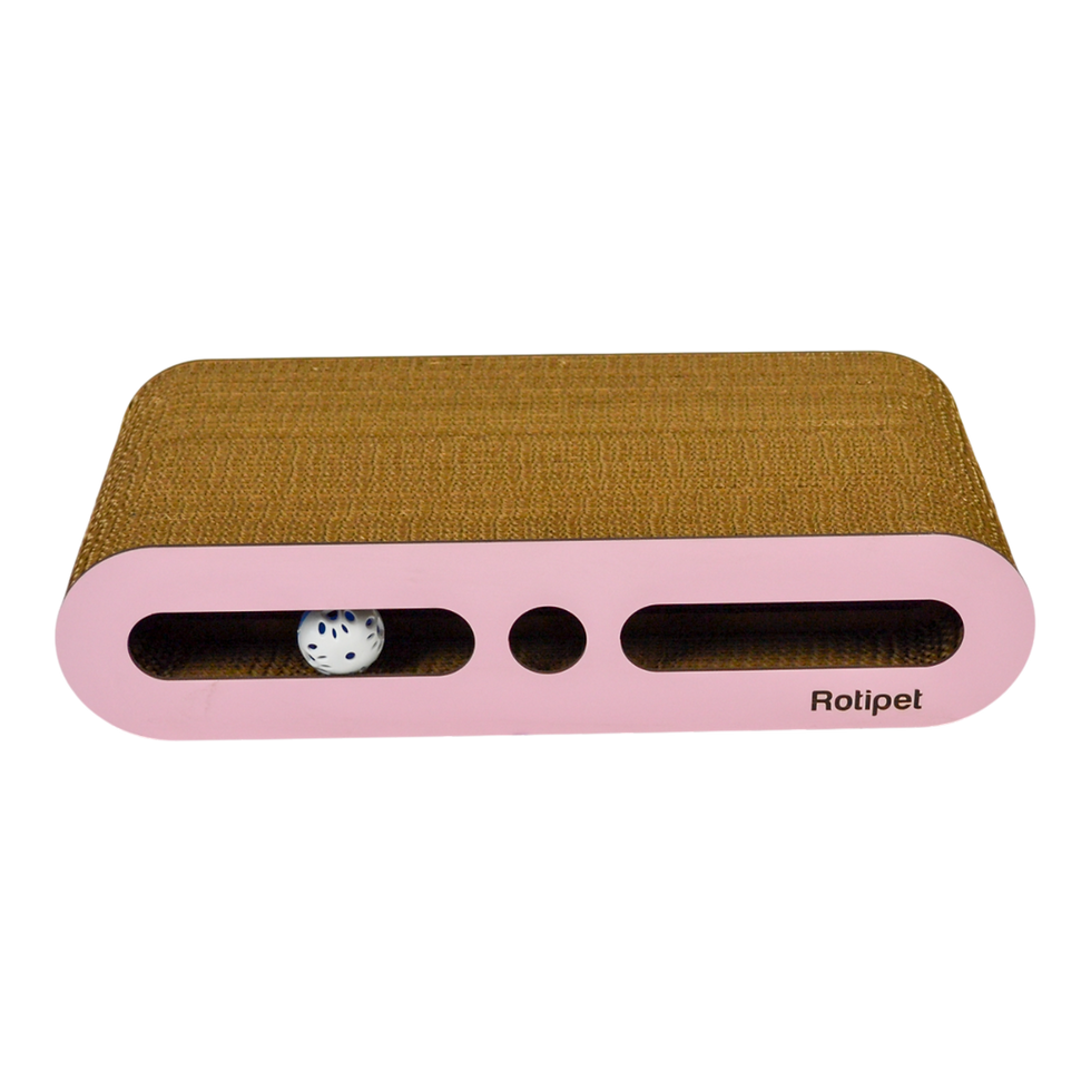 Thumbnail: CHICHI Cardboard Cat Scratcher 44x21x10 cm (RTP2050)