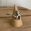 Thumbnail: Double Sea Glass Adjustable Ring | Brown and Sea Foam