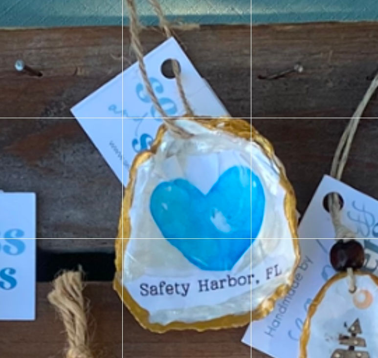 Oyster Shell Ornaments