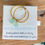 Thumbnail: Gold Sea Foam Sea Glass Hoop Earrings