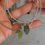 Thumbnail: Adjustable Sea glass bangle bracelet