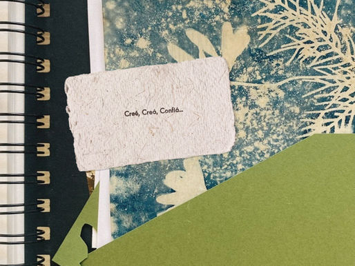 Creer, crear, confiar. | Collage