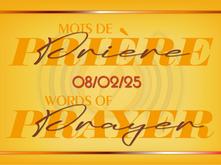 Mots de Prière 02/08/25