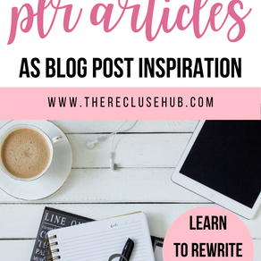 Learn To Rewrite PLR Content Into Amazing Blog Posts